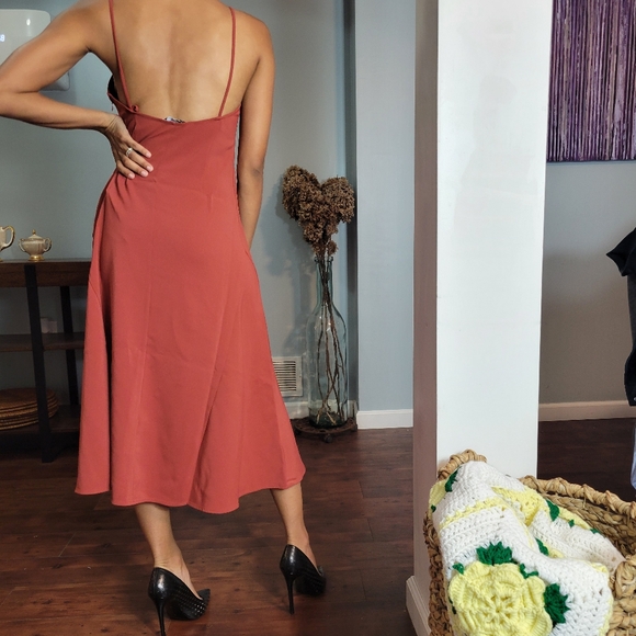 Thakoon Rust Slip Dress - Picture 11 of 16